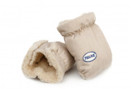Рукавиці Twins хутряні 80-190-02, beige, бежевий