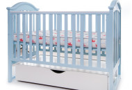 Детская кроватка Twins iLove L100-L-04, голубой