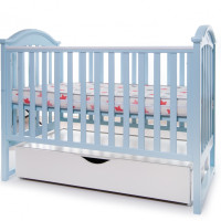 Детская кроватка Twins iLove L100-L-04, голубой