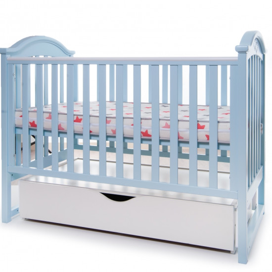 Детская кроватка Twins iLove L100-L-04, голубой