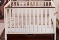 Bed Twins Pinocchio ivory / walnut, beige / brown