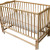 Baby crib Dubok Rainbow with pendulum natural