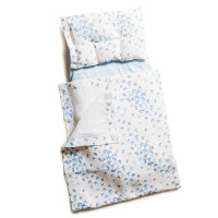 Twins Twins Set (blanket, pillow, pillow on the cut) 1499-TM-20-04, Butterfly, Blue