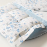 Twins Twins Set (blanket, pillow, pillow on the cut) 1499-TM-20-04, Butterfly, Blue