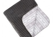 Плед Twins Trip 104x80 1408-TT-16, dark grey, графіт