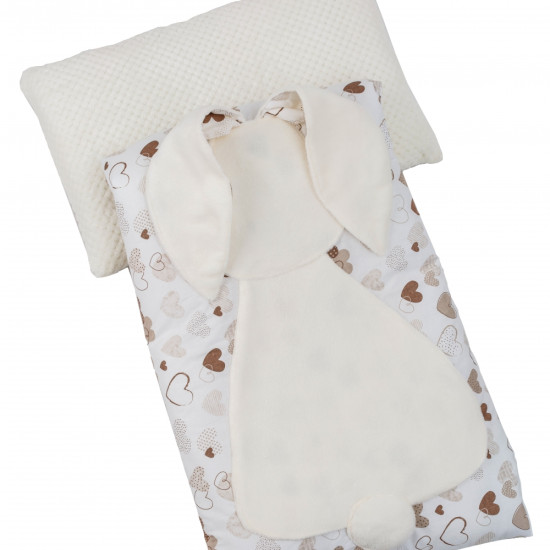 Плед и подушка Twins Кролик 120х90 1408-TK-02 beige, бежевый