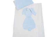 Плед и подушка Twins Кролик 120х90 1408-TK-04 blue, голубой