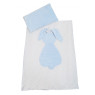 Плед и подушка Twins Кролик 120х90 1408-TK-04 blue, голубой