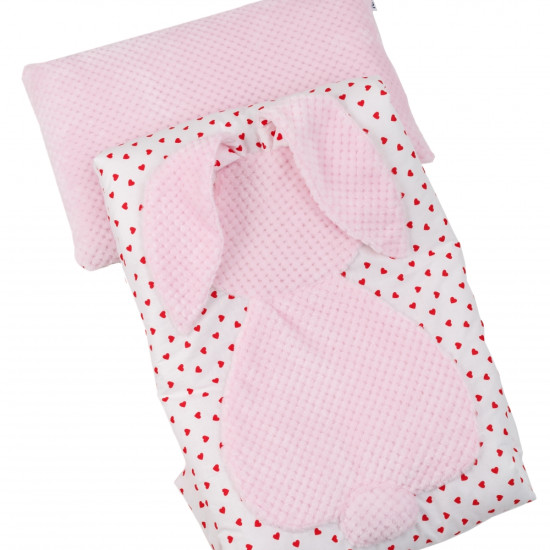 Плед и подушка Twins Кролик 120х90 1408-TK-08 pink, розовый
