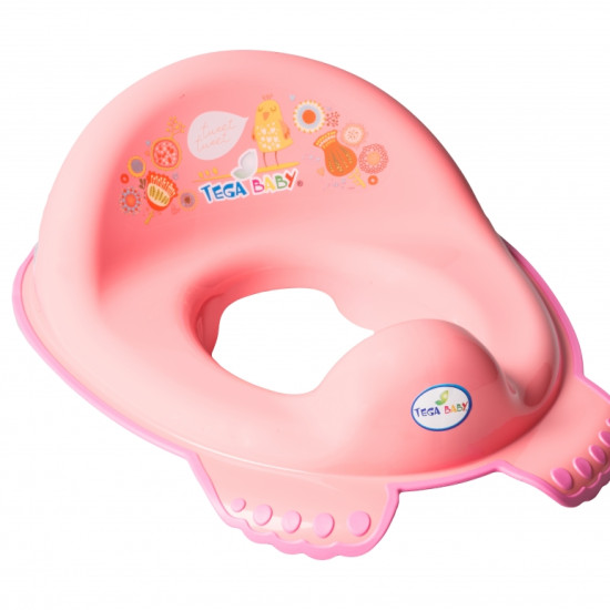 Накладка на унитаз Tega FL-002 Фольк лапки FL-002-114, peach, розовый