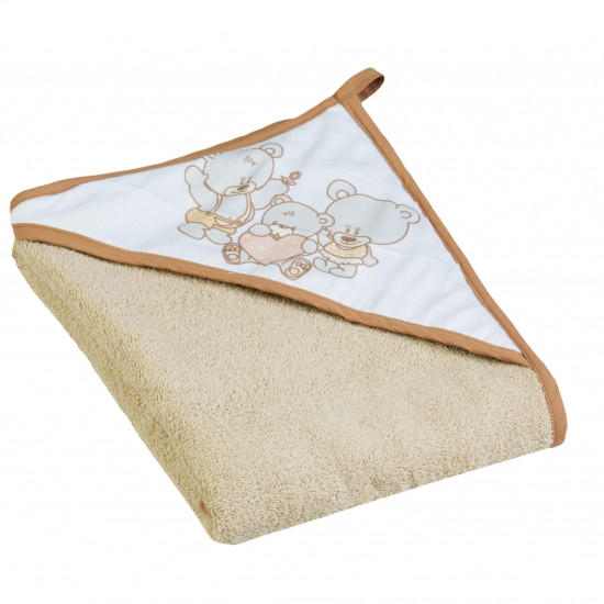 Рушник Tega MS-015 Ведмедик 100х100 MS-015 100X100-119, beige, бежевий