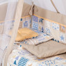 Bed a set 8 email Twins Modern II 4028-P-115, owl Bezh, beige