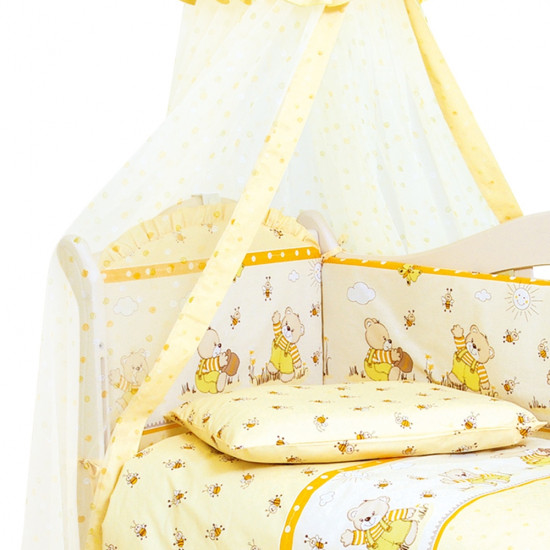 Балдахин Twins Comfort New 1051-C-110, Медун желтые, желтый