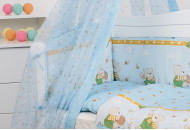 Балдахин Twins Comfort New 1051-C-111 Медун голубые, голубой