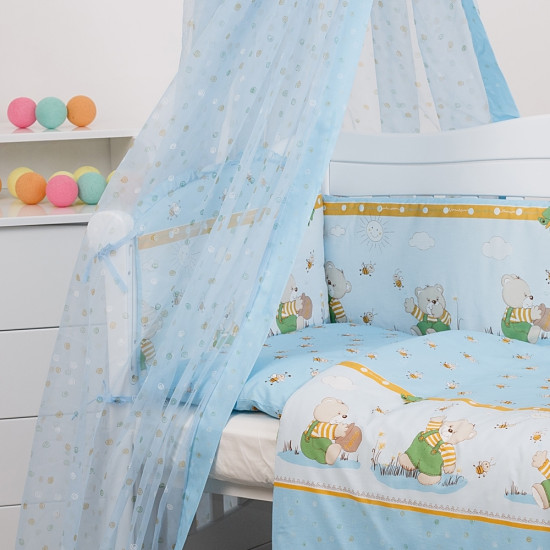 Балдахин Twins Comfort New 1051-C-111 Медун голубые, голубой