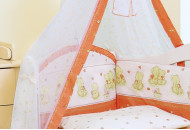 Балдахин Twins Comfort New Медвежата со звездой терракотовый
