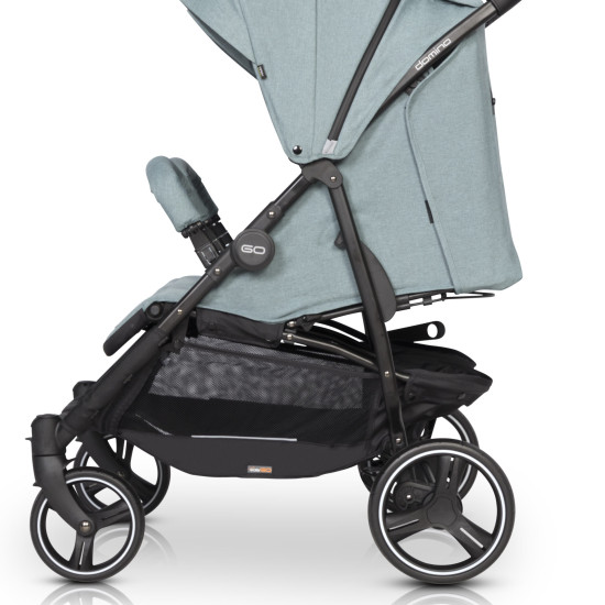 Stroller for twins Easygo Domino 2020 EGDOM20-04, Mineral, M