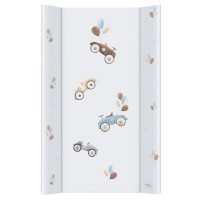 Пеленальная доска Cebababy 50x80 Retro Autumn, Retro Cars, белый