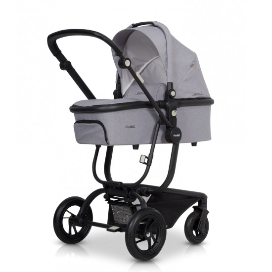 Коляска 2 в 1 EasyGo Soul Air (без сумки) grey fox, серый