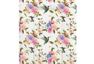 Пеленальный матрас Cebababy 50x70 Flora & Fauna W-143-099-546, Flores, белый / розовый