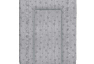 Пеленальный матрас Cebababy 50x70 Denim Style W-143-119-588, Stars grey, серый