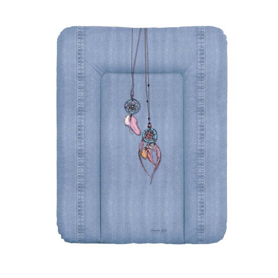Пеленальный матрас Cebababy 50x70 Denim Style W-143-119-598, Dream Catcher, голубой