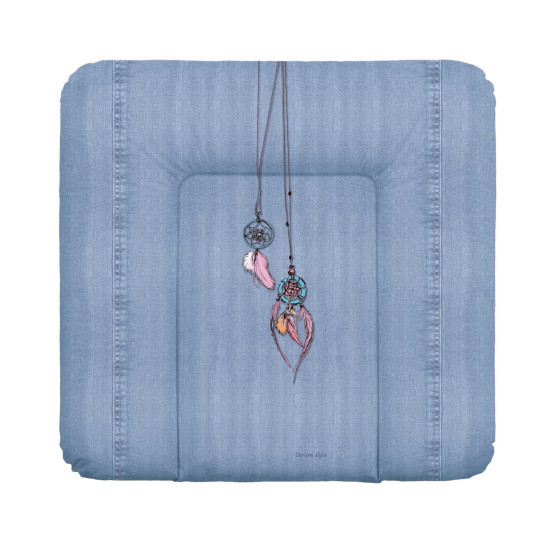 Повивальний матрац Cebababy 85x72 Denim Style W-144-119-598, Dream Catcher, блакитний