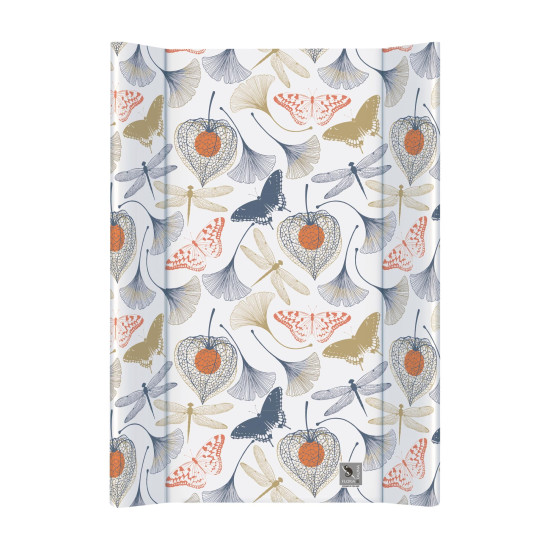 Пеленальная доска Cebababy 50x70 Flora & Fauna W-200-099-575, Gingo, белый