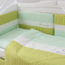 Постельный комплект 6 эл Twins Evo Облака 4073-A-035, green, зеленый