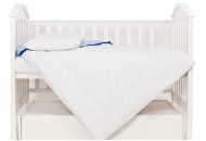 Сменная постель 3 эл Twins Premium Starlet 3028-P-024, Starlet blue, серый / синий