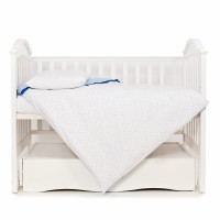 Сменная постель 3 эл Twins Premium Starlet 3028-P-024, Starlet blue, серый / синий