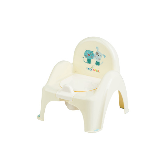 Горшок кресло Tega PK-007 Пес и Кот PK-007-102, yellow, желтый