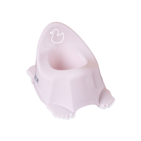 Горшок Tega PO-070 Уточка музыкальный антискол PO-070-130, light pink, светло розовый