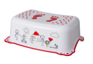 Подножка Maltex Family 2K 5948 white / red, белый / красный
