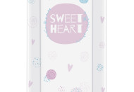 Пеленальная доска Cebababy 50x70 Lolly Polly W-200-120-620, Love 2, белый / розовый