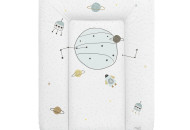 Пеленальный матрас Cebababy 50x70 Candy Andy W-143-121-621, Cosmo 2, белый / серый