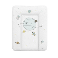 Пеленальный матрас Cebababy 50x70 Candy Andy W-143-121-621, Cosmo 2, белый / серый