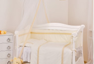 Постельный комплект 7 эл Twins Magic sleep Ajour 4071-M-007, ecru, бежевый