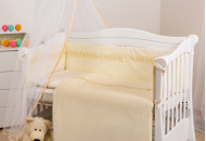 Постельный комплект 7 эл Twins Magic sleep Classic 4072-M-008, beige, бежевый