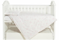 Сменная постель 3 эл Twins EVO Miu 3000-ZEVM-08 pink, розовый