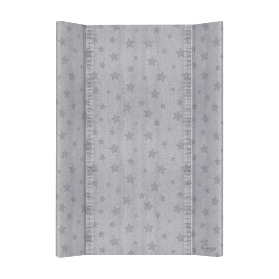 Повивальна дошка Cebababy 50x70 Denim Style W-200-119-588, Stars grey, сірий
