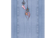 Повивальна дошка Cebababy 50x70 Denim Style W-200-119-598, Dream Catcher, блакитний