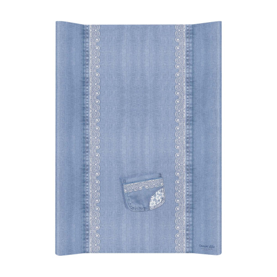 Повивальна дошка Cebababy 50x70 Denim Style W-200-119-600, Lace, блакитний