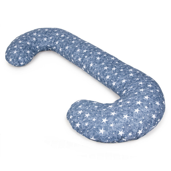Подушка для вагітних Ceba Physio Duo Denim Style W-705-119-588, Stars blue, блакитний