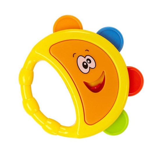 Гризунець пластиковый Baby Mix GW-G12 Тамбурин GW-G12, mix, мультиколир