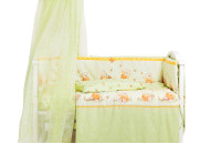 Постельный комплект 7 эл Twins Comfort New 4051-C-109, Медун зеленые, светло зеленый