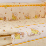 Постельный комплект 7 эл Twins Comfort New 4051-C-110, Медун желтые, желтый