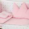 Bed kit 6 EL Twins Dolce Insta 4075-D-500, pink crown, pink