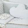 Bed a set 6 EL Twins Dolce Insta 4075-D-504, Mickey Blue / Gold, Blue