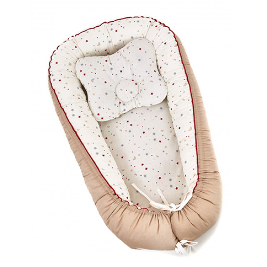 Кокон-позиционер Twins Starlet 9010-02, beige, бежевый